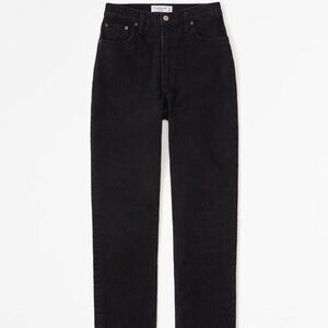 Abercrombie & Fitch Curve Love Ultra High Rise 90s Straight Jean size 30